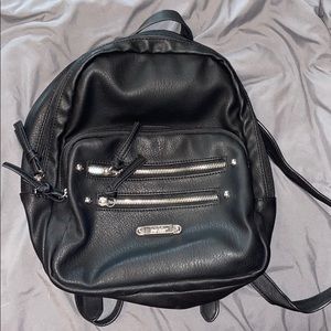 Imitation Leather Backpack